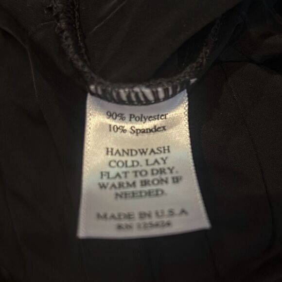 Rene Arnez Little Black Dress Womens Black One Shoulder Bodycon Mini Dress Small - Picture 9 of 10